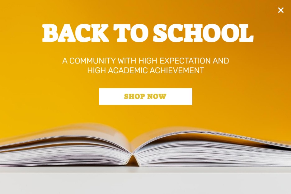 개학을 위한 템플릿