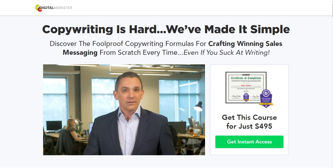 Training copywriting