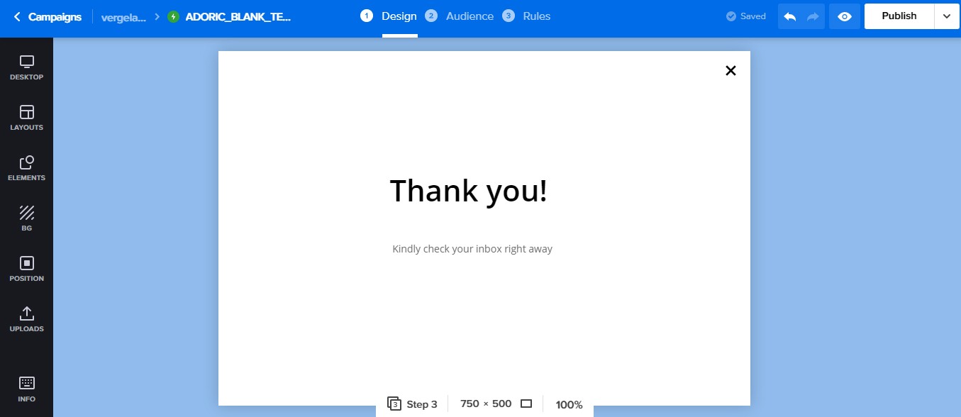 ありがとうポップアップ