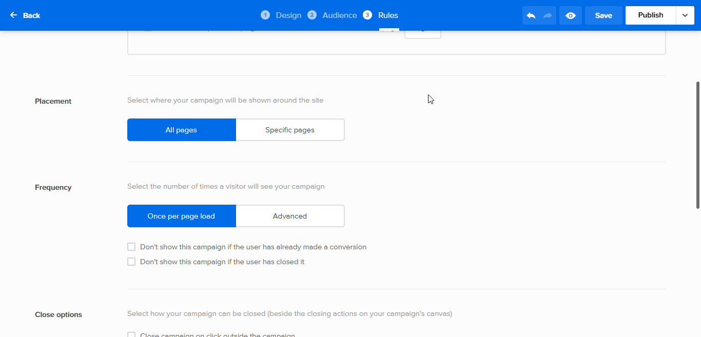 トリガーとターゲティング