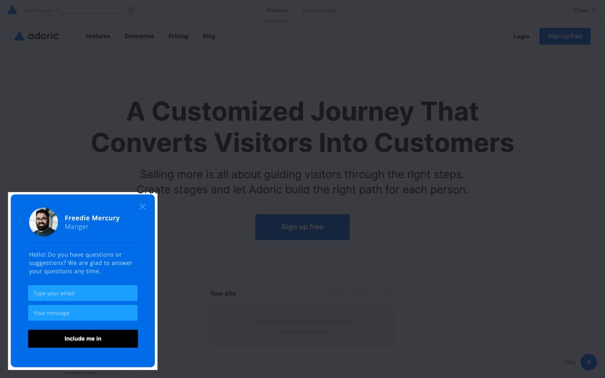 Kaydırmalı açılır pencereler