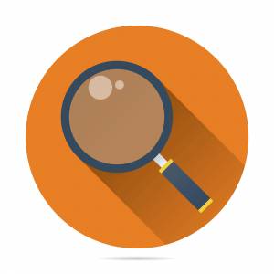 検索アイコンオレンジ