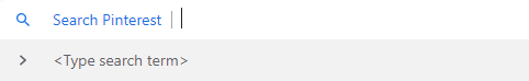 البحث بينتيريست