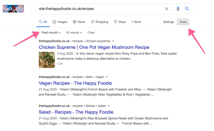 Risultati di ricerca di Google per il sito: thehappyfoodie.co.uk/recipes