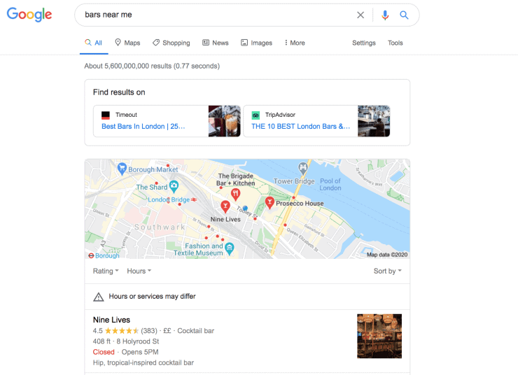 優化我附近的搜索