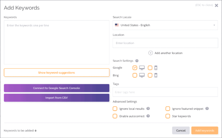 Pelacak Kata Kunci AccuRanker - Kit Alat SEO