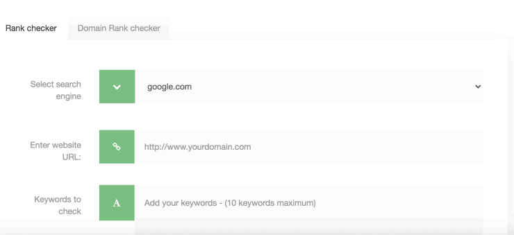 แดชบอร์ดตัวอย่างเครื่องมือตรวจสอบอันดับของ Google จำนวนมาก - เครื่องมือ SEO ฟรีที่ดีที่สุด