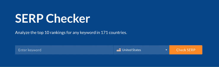 Ahrefs-SERP Checker Landing Page Snippet - เครื่องมือ SEO ฟรีที่ดีที่สุด