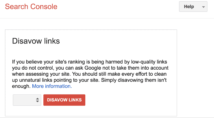 Disavow Tool Search Console - เครื่องมือ SEO ฟรีที่ดีที่สุด