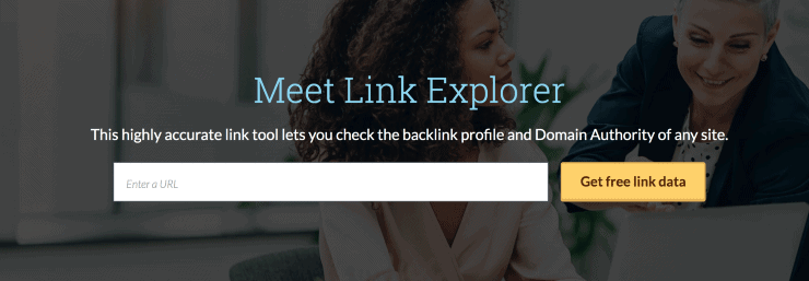 Moz-Link Explorer Landing Page Snippet - เครื่องมือ SEO ฟรีที่ดีที่สุด