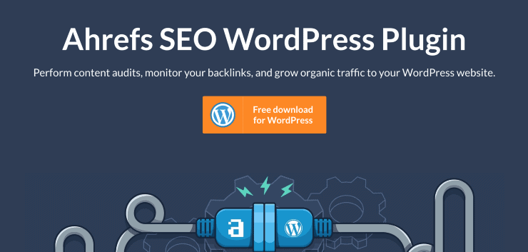 Ahrefs WordPressSEOプラグインランディングページスニペット-最高のSEO分析ツール