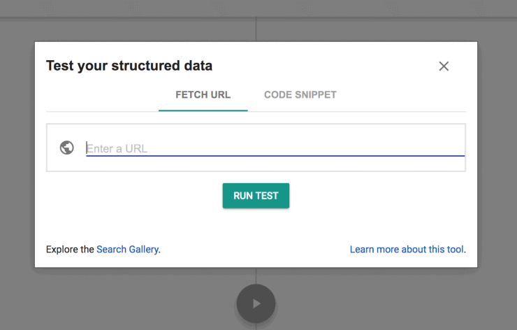 แดชบอร์ดตัวอย่างเครื่องมือทดสอบข้อมูลที่มีโครงสร้างของ Google - เครื่องมือตรวจสอบ SEO ที่ดีที่สุด
