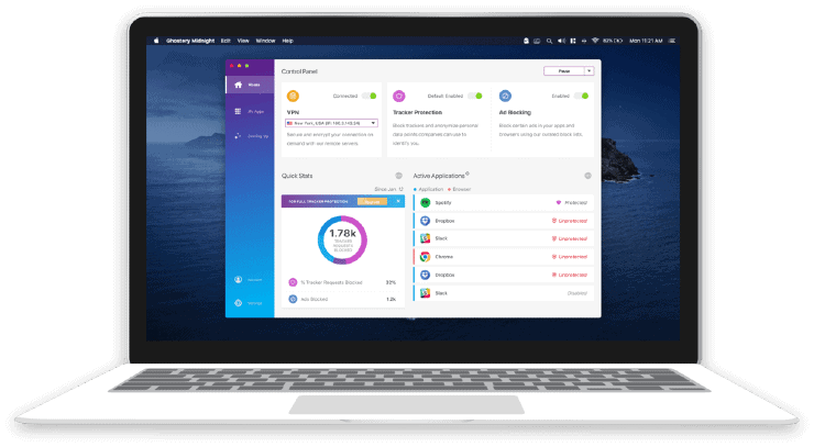 Ghostery Sample Dashboard - เครื่องมือตรวจสอบ SEO ที่ดีที่สุด