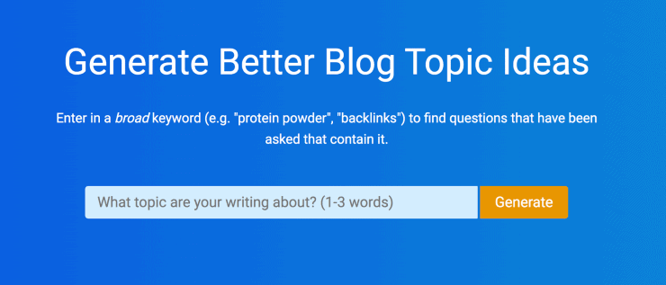 Questiondb - As melhores ferramentas gratuitas de pesquisa de palavras-chave