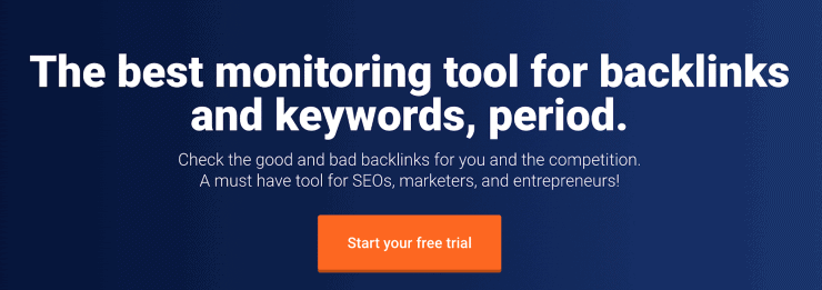 ตรวจสอบลิงก์ย้อนกลับ ภาพฮีโร่ - ทางเลือกของคู่แข่ง SEMrush