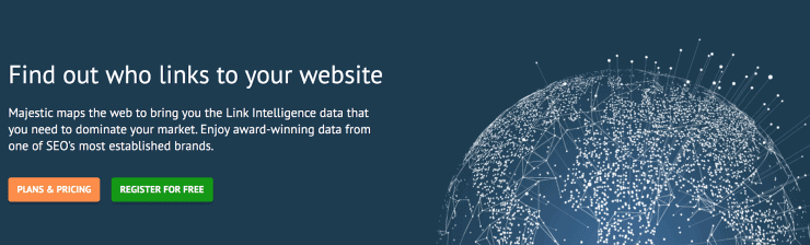 Majestic Hero Image - คู่แข่งและทางเลือกของ SEMrush