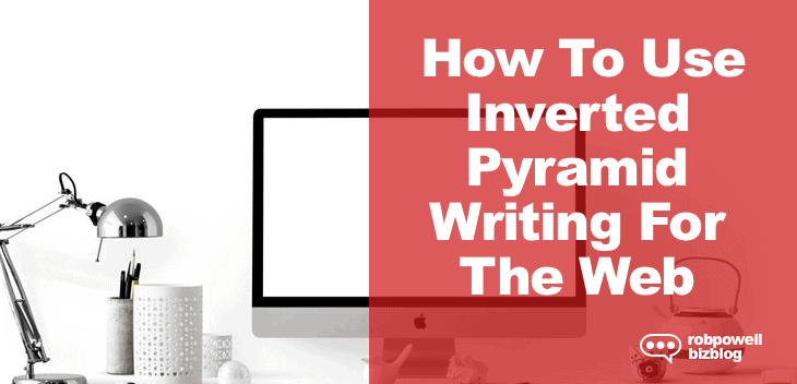 inverted writing for the web