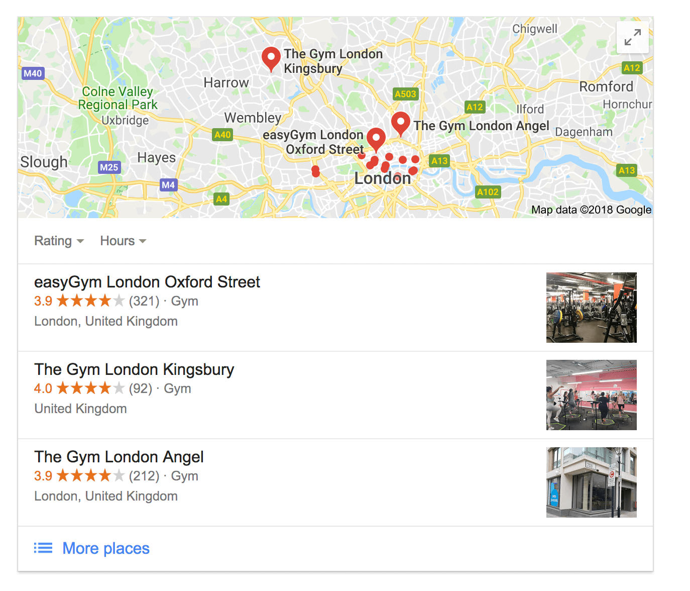 paquete de 3 local en serps what does serp mean