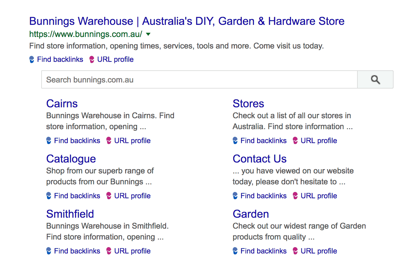 enlaces de sitio en serps what does serp mean