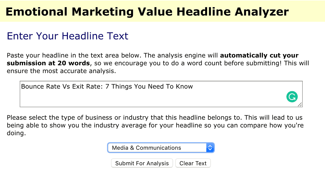 email headline analyzer