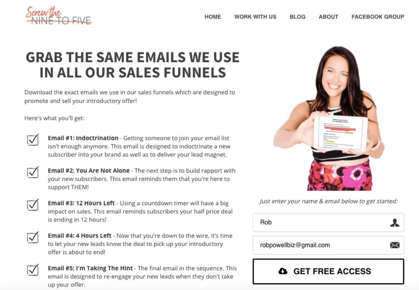 email marketing sales funnels