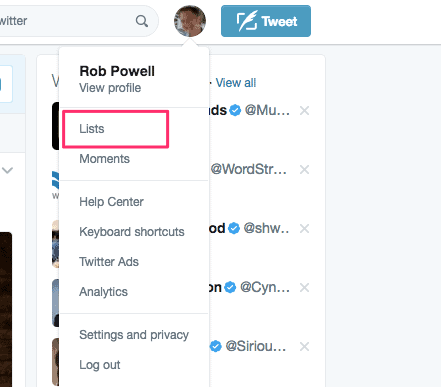 imagine-05-mic creating a Twitter List