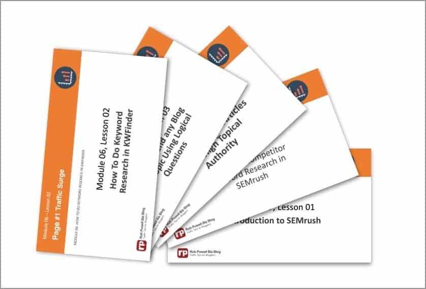 how to create an eCourse