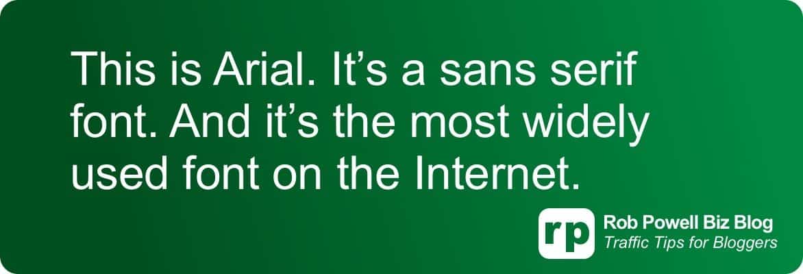 arial 字體 arial font