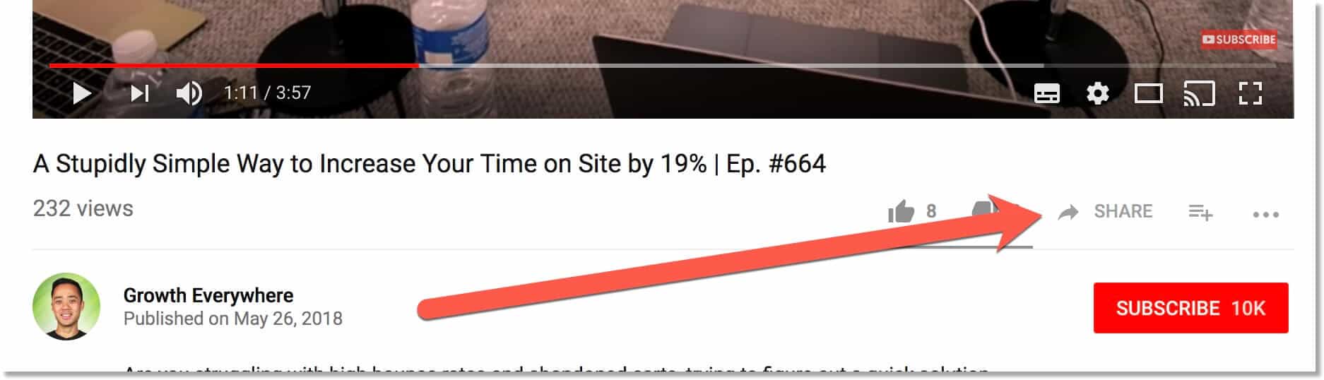 如何在网页上嵌入视频 01-small Time On Page