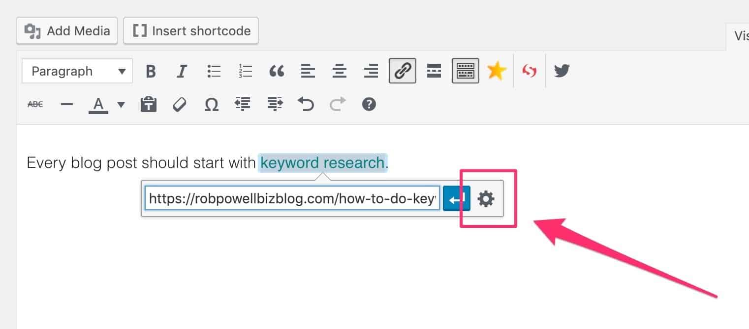 How to Create Internal Links in the WordPress Editor