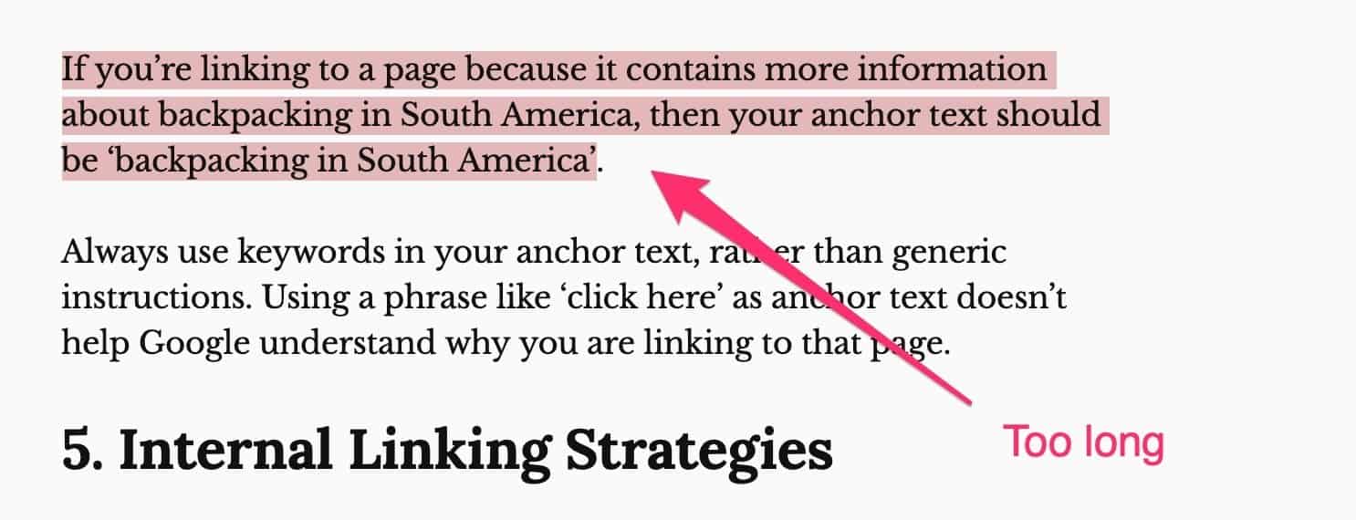 how to structure a blog post - sentences