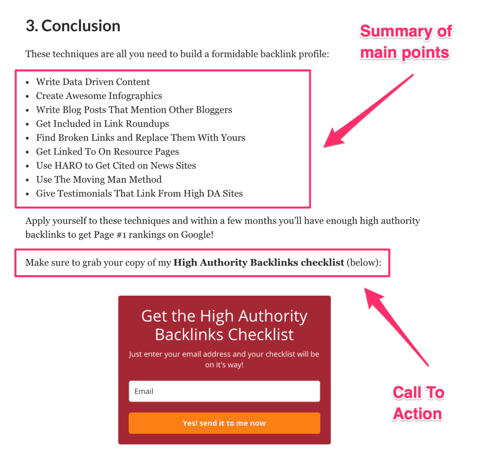 How to write a conclusion