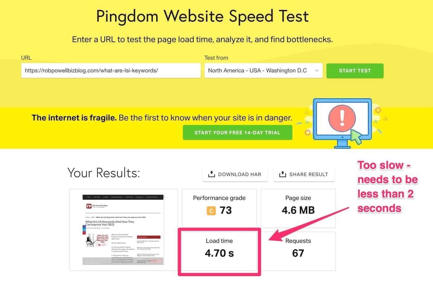 improve page speed
