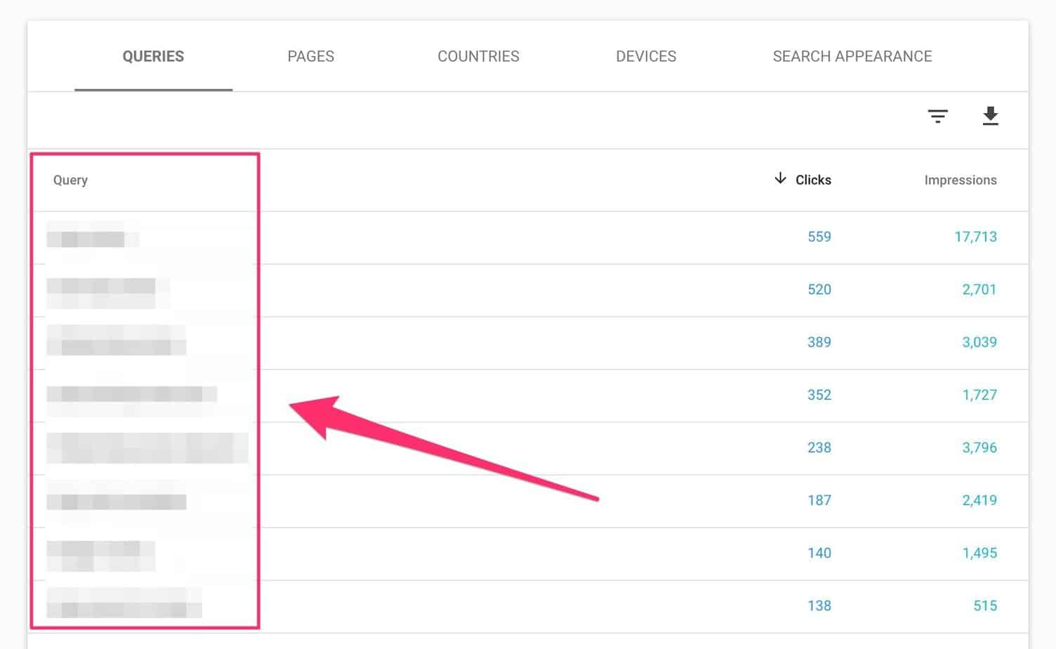google search console