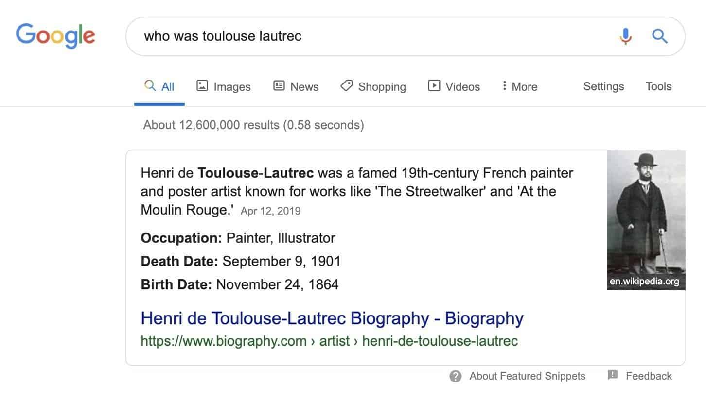 fragmento-destacado-02 example of a featured snippet