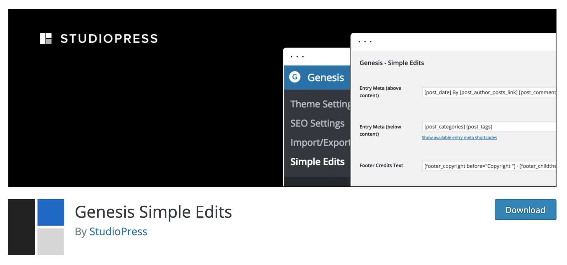 genesis simple edits