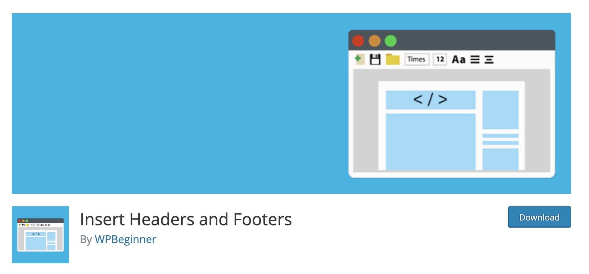 best tools for blogging - insert headers and footers