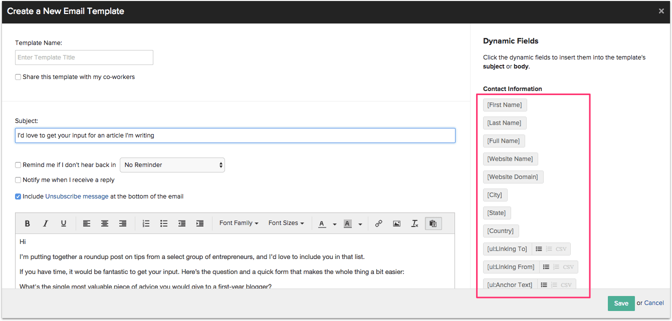 automate your next expert roundup