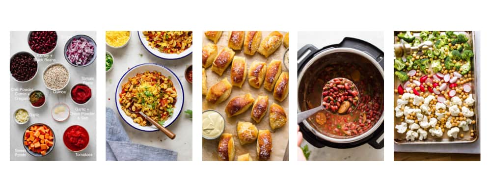 The Simple Veganista - collage