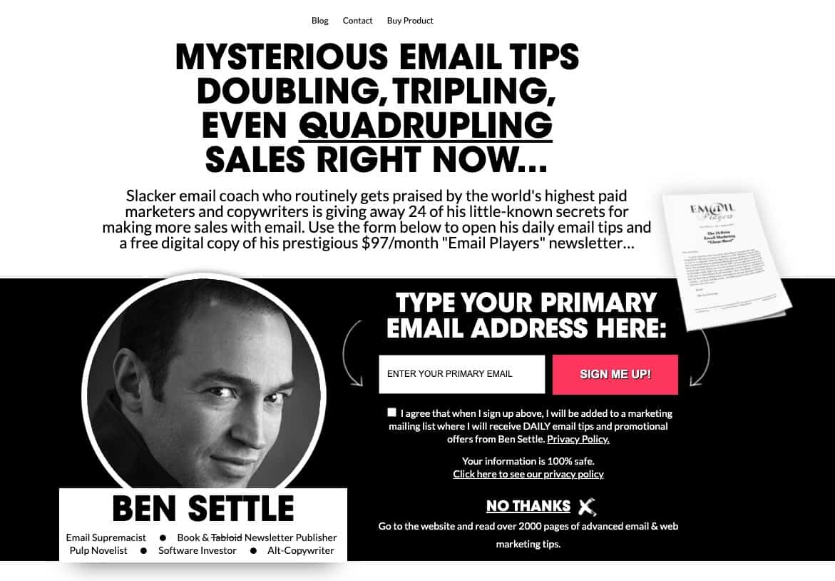 08 - Ben Settle ben settle