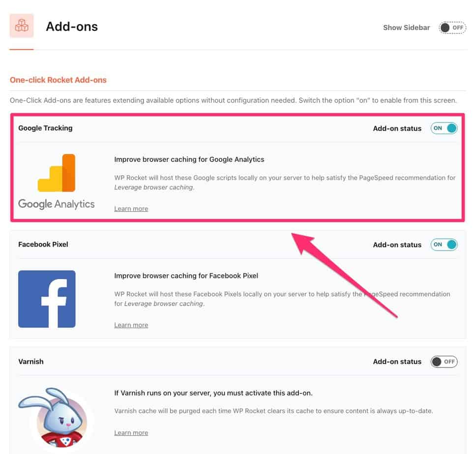 wp_rocket_review_-_13 Host Google Analytics scripts on your server with WP Rocket