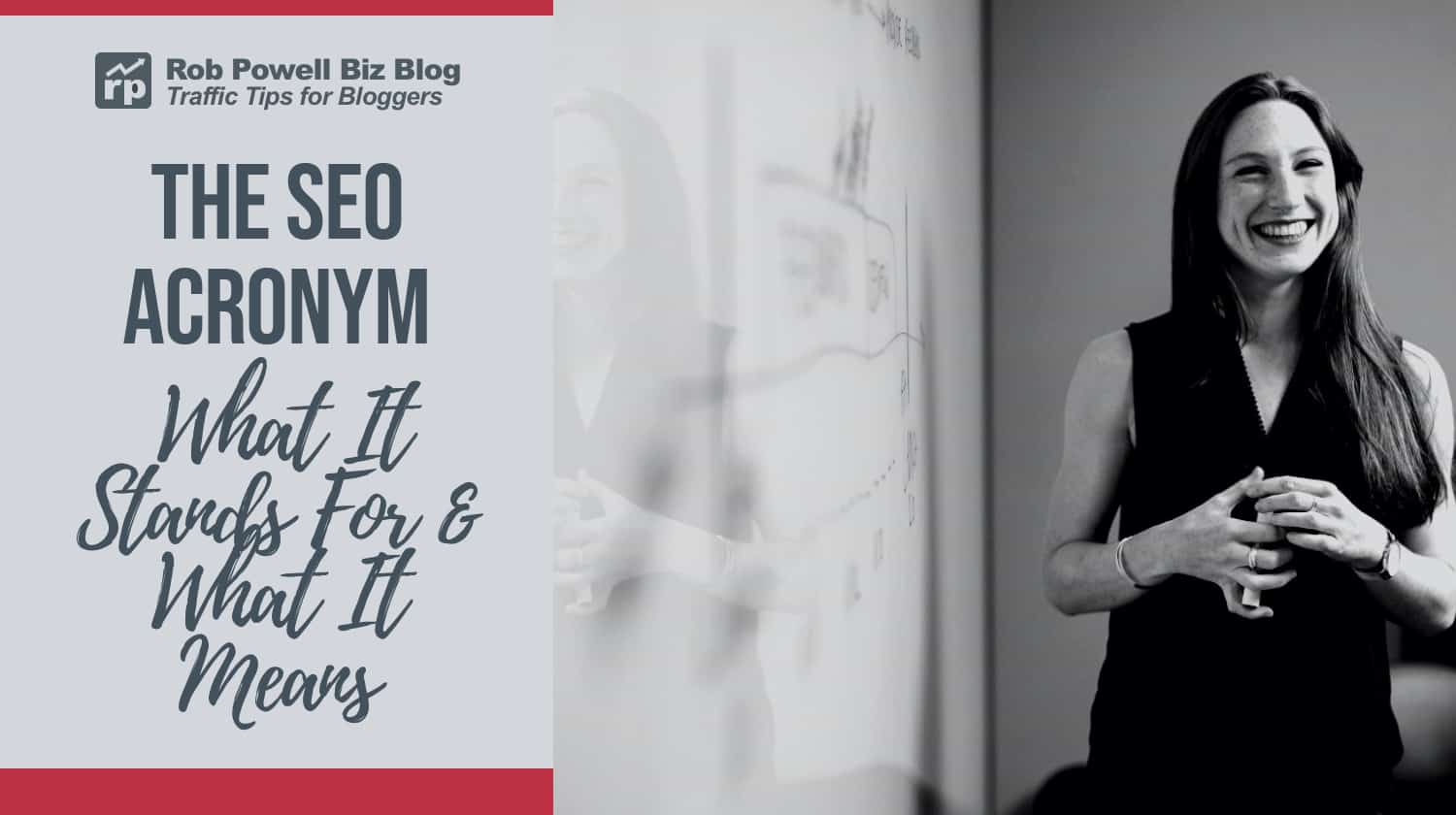 the SEO acronym