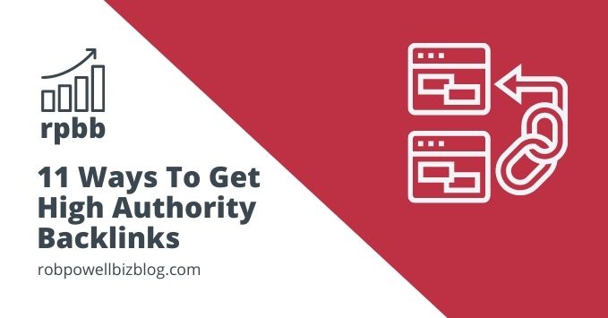 how to get high authority backlinks