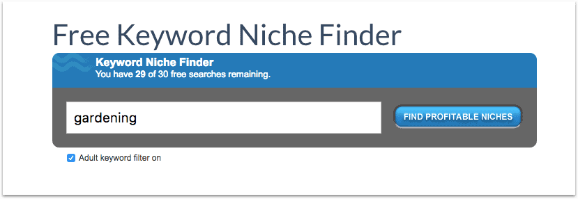 how to find a niche