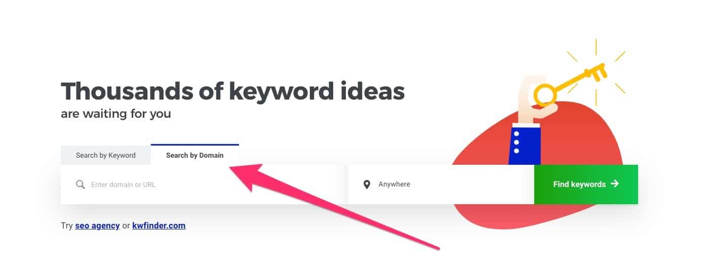 kwfinder competitor research