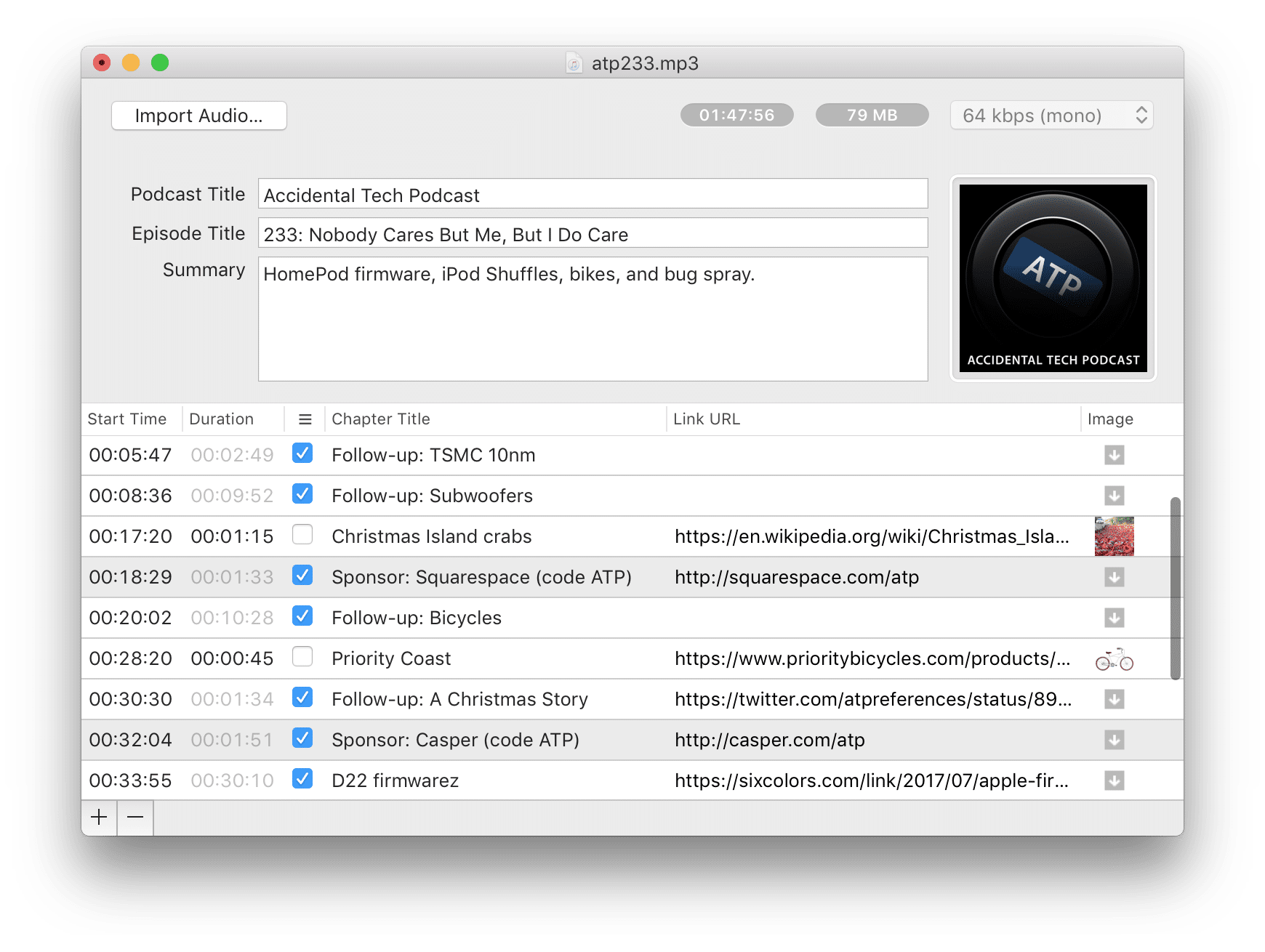 forecast podcast chapters