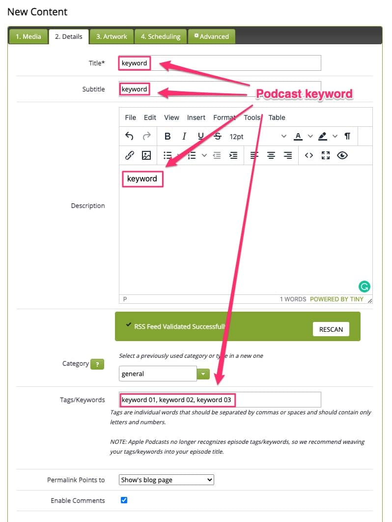 lisbyn podcast keywords