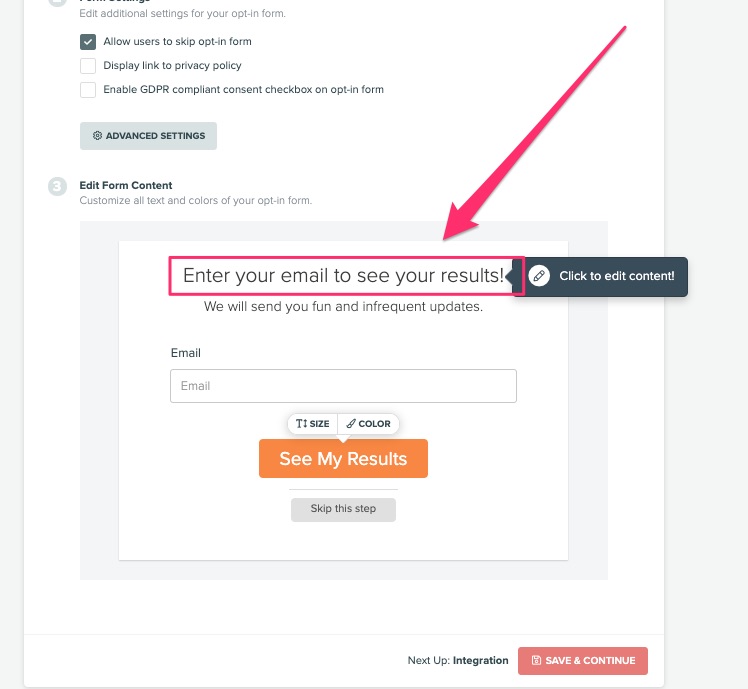 Try Interact lead generation