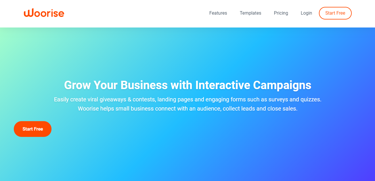 Woorize Online Quiz Maker