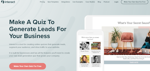 Try Interact Quiz Maker